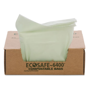 Stout® by Envision™ Ecosafe-6400 Bags, 13 Gal, 0.85 Mil, 24" X 30", Green, 45-box freeshipping - TVN Wholesale